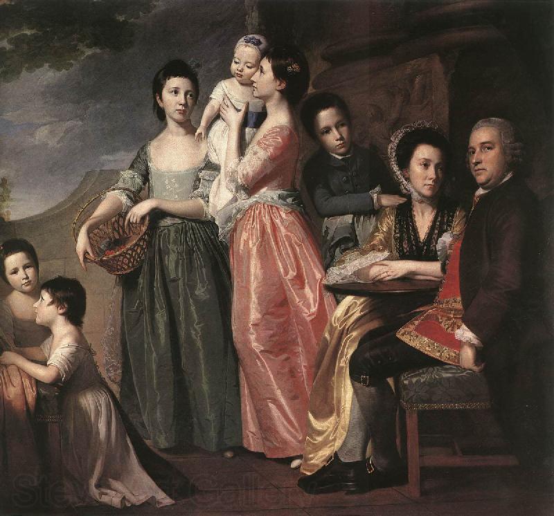 ROMNEY, George The Leigh Family  d Spain oil painting art